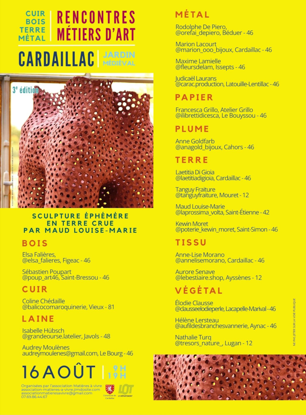 3ème édition des Rencontres des Métiers d'Art