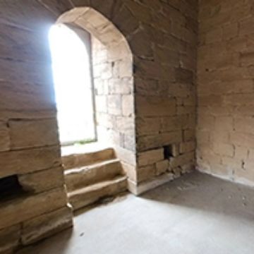 Imge de l'intérieur de la tour de l'horloge de Cardaillac